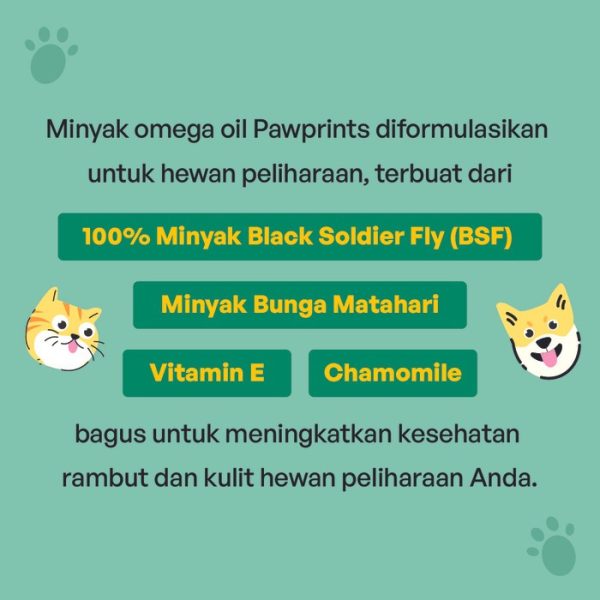Pawprints Omega Oil 100ml - Image 2