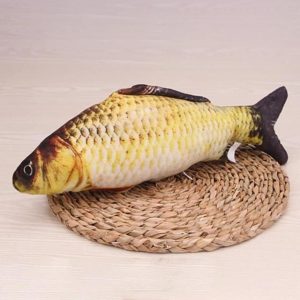 Plush Stuffed Fish Catnip Toy – Mainan Boneka Ikan Catnip